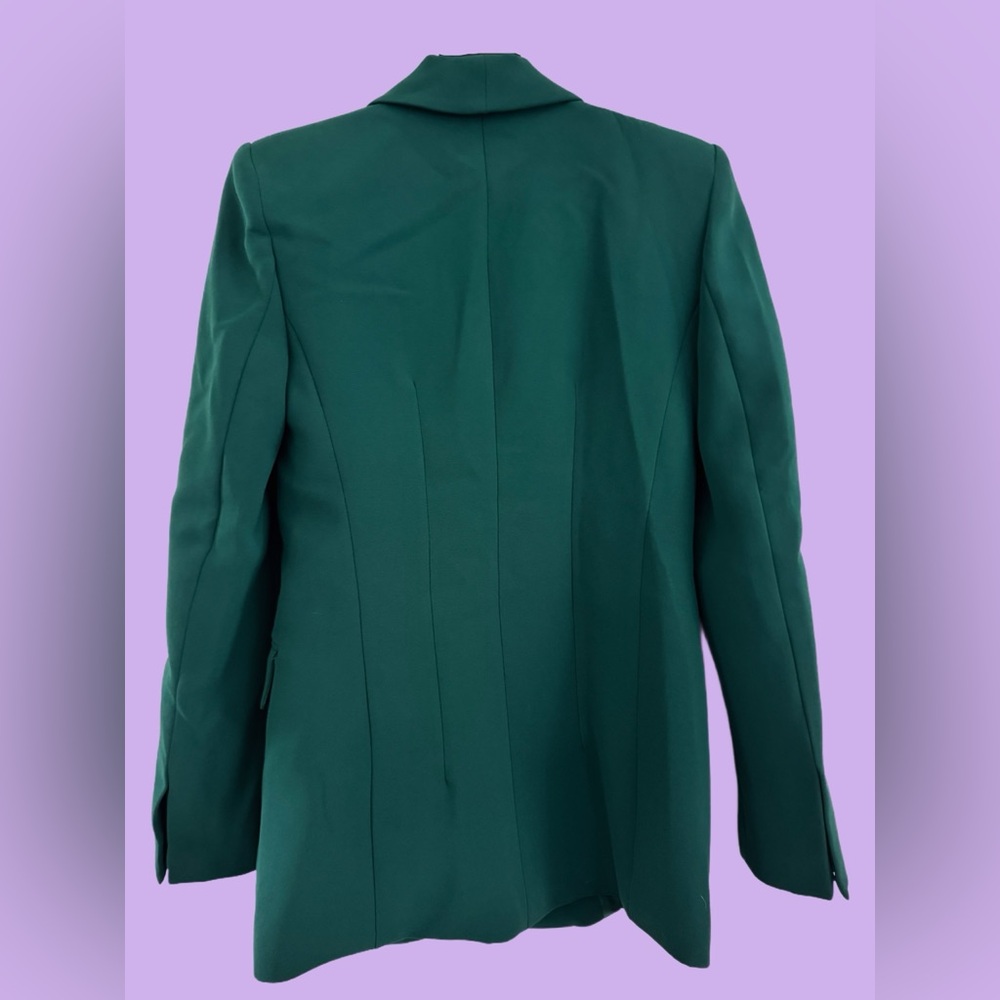 ZARA - Emerald green blazer XS - Picture 3 of 4